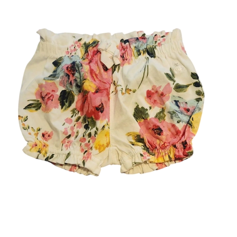 Gap Mix and Match Bubble Shorts Off White Floral Print